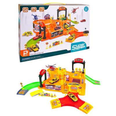 Парковка с металлическими машинками ABToys P7188